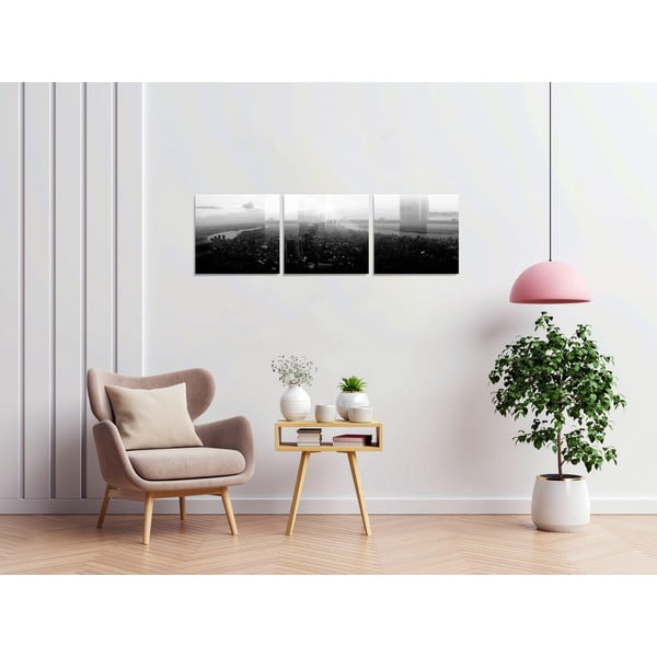 Maalid 3 tk 40x40 cm komplektis City - Wallity-image-2