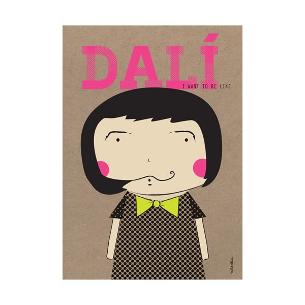 Plakát NiñaSilla Dali, 21 x 42 cm