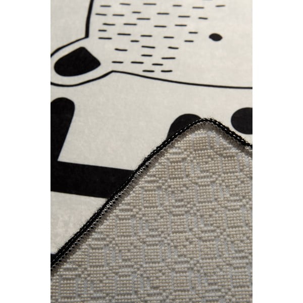 Must-valge laste libisemisvastane vaip , 100 x 160 cm Little Bear - Conceptum Hypnose-image-3