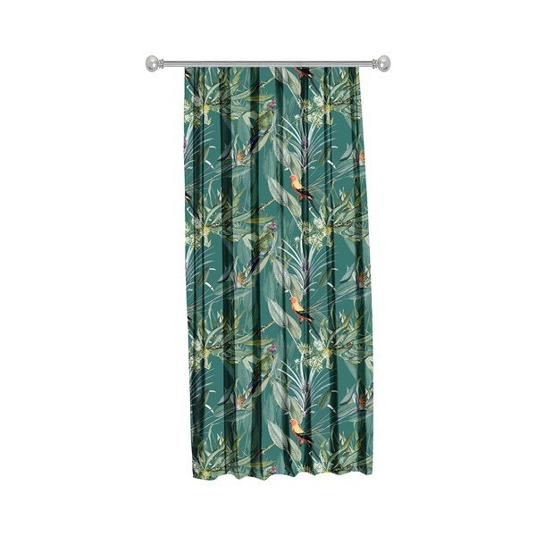 Roheline kardin Linnud, 140 x 270 cm Jungle - Mike & Co. NEW YORK