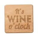 Podtácek z exotického dřeva T&G Woodware It's Wine O'Clock