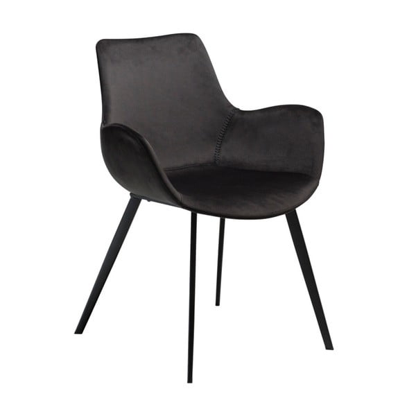Černá jídelní židle s područkami DAN-FORM Denmark Hype