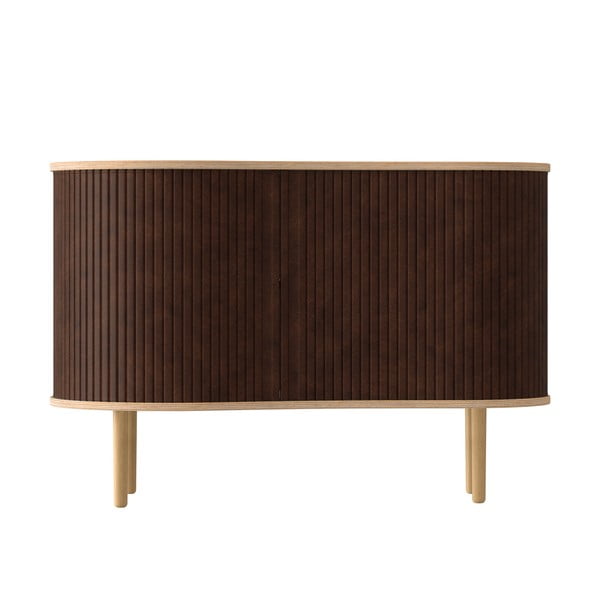 Madal tammesahtli kapp pruunist ja naturaalset värvi lükandustega 100x67 cm. Audacious - UMAGE-image-3