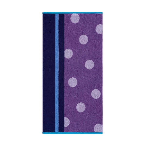 Ručník Punkte Purple, 70x140 cm