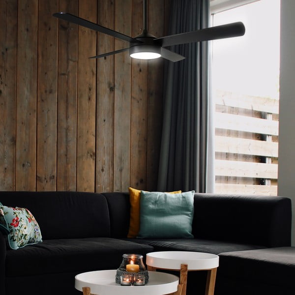 Must LED-laevalgusti ø 15 cm Zarautz - SULION-image-1