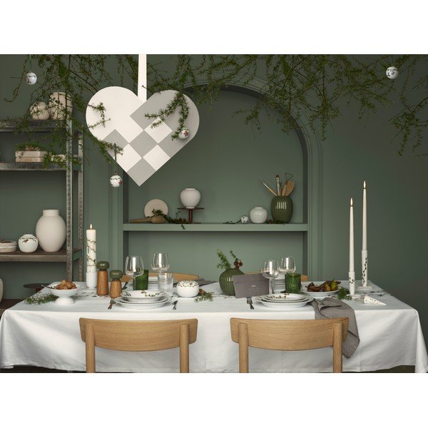 Valge portselanist kauss jõulumotiividega Hammershøi - Kähler Design-image-3