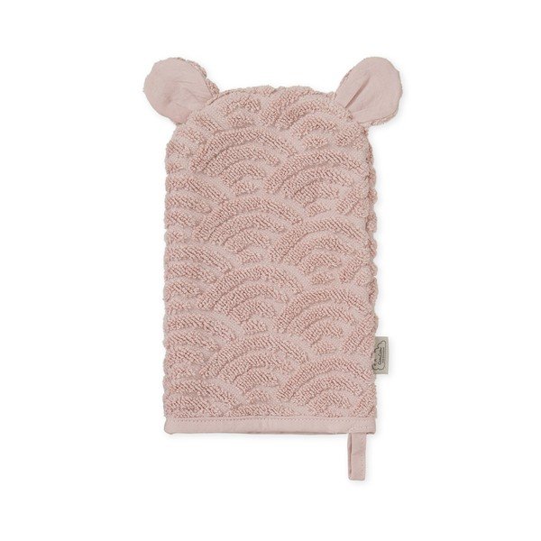 Vanaroosa orgaanilisest puuvillast pesulapp 14x22 cm Dusty Rose - Cam Cam Copenhagen