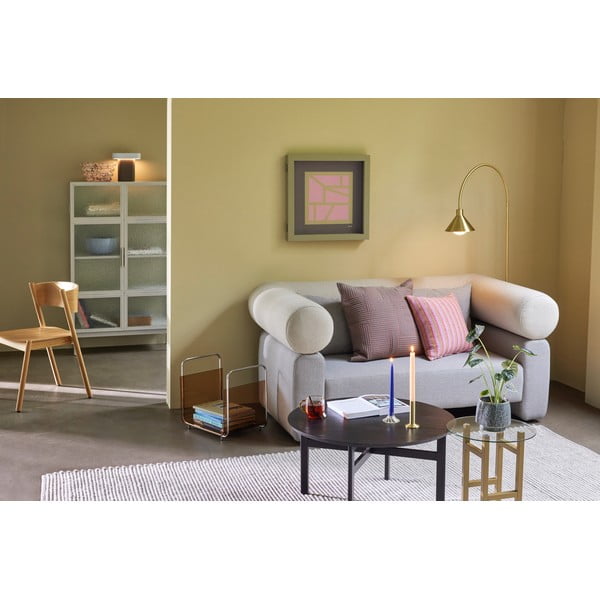 Must ümmargune kohvilaud ø 80 cm Fjord - Hübsch-image-1