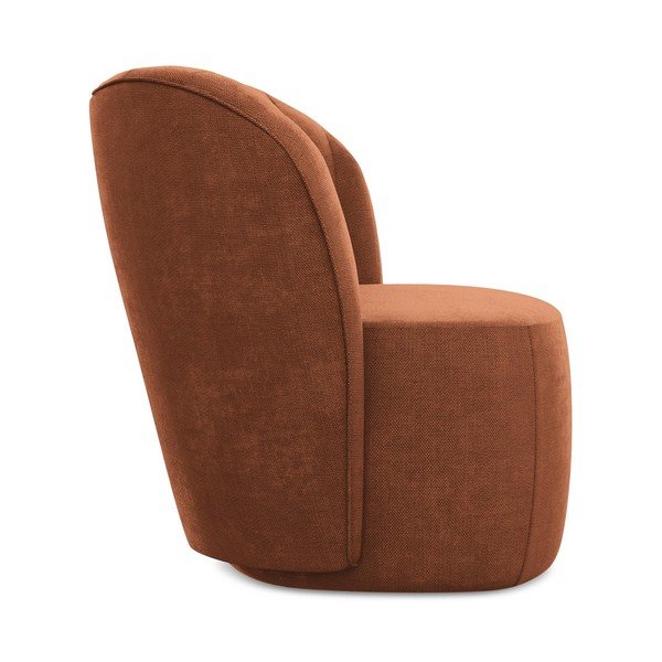 Terrakota värvi šenill-tugitool Keloa - Makamii-image-2