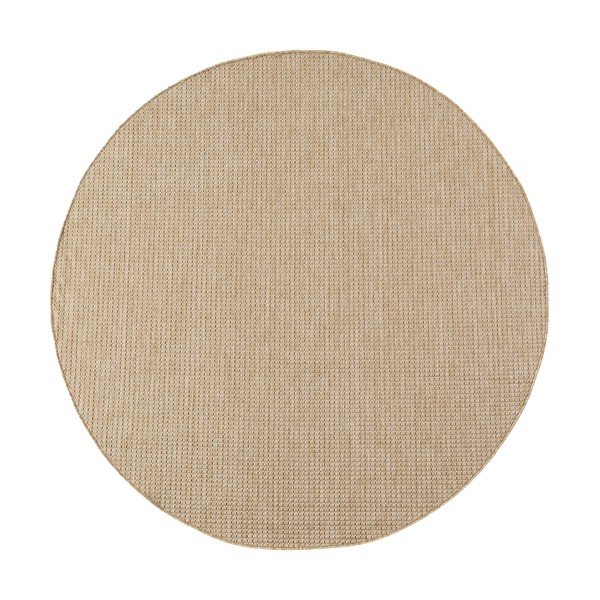 Beež ümmargune sise- ja õuevaip ø 160 cm Mira 1450 - Ayyildiz Carpets