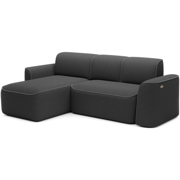 Tumehall bouclé-kangast nurgadiivan (vasak nurk/lamamisosaga) Ume – ELTAP-image-2