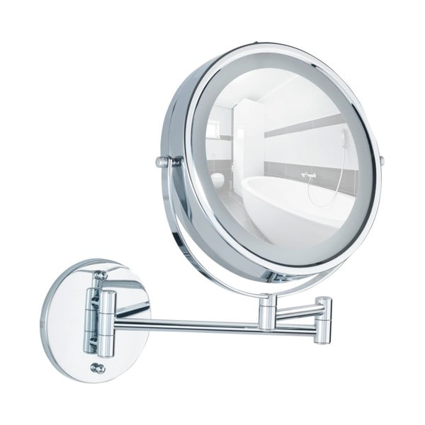 Kosmeetikapeegel valgusega/suurendav ø 17,5 cm – Wenko-image-2