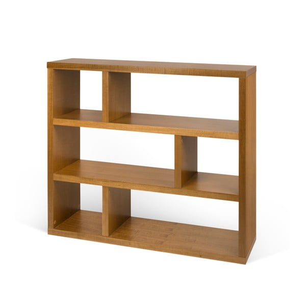 Raamaturiiul eksootilisest puidust 120x105 cm Dublin - TemaHome-image-2