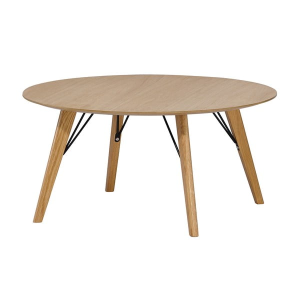 Dřevěný kulatý odkládací stolek Santiago Pons Eliseo