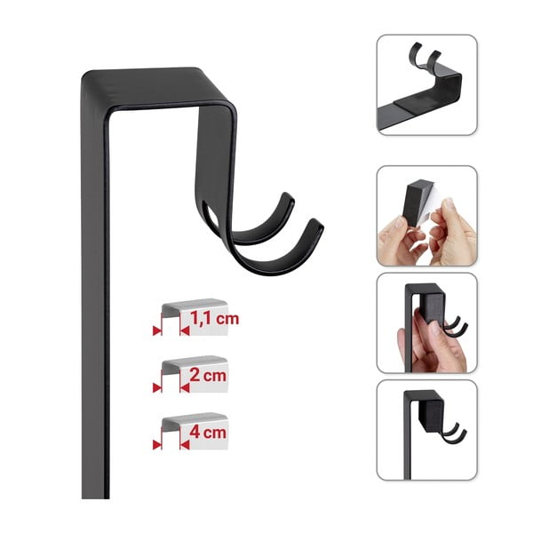 Roostevabast terasest must rippuv vannitoariiul Bribano - Wenko-image-4