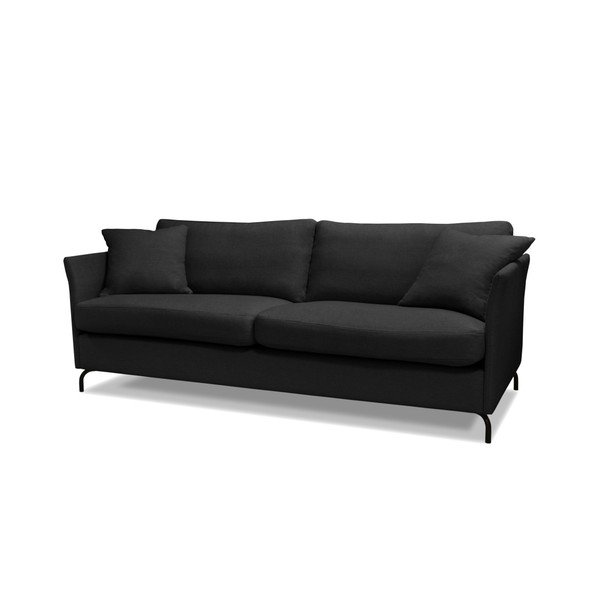Tmavě šedá trojmístná pohovka Windsor  & Co. Sofas Saturne-image-1