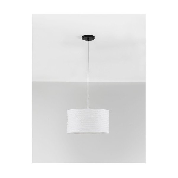 Valge linane ripplamp ø 38 cm Linnet - Nova Luce-image-3