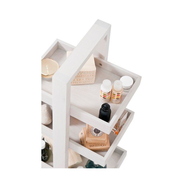 Šedá police z dubového dřeva Wireworks Caddy Quatro-image-1