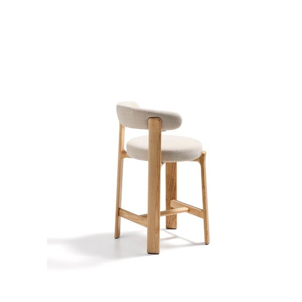 Beež saarepuidust baaritool (istme kõrgus 65 cm) Granite - Kave Home-image-4