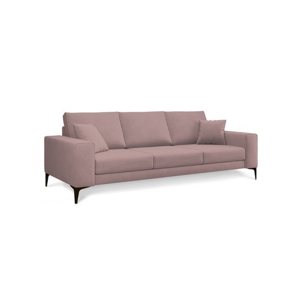 Pudrově růžová pohovka Cosmopolitan Design Lugano, 239 cm-image-1