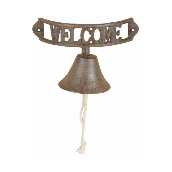 Litinový zvon Esschert Design Welcome
