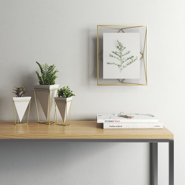 Kuldne metallist seinaraam 25x30 cm Prisma - Umbra-image-4