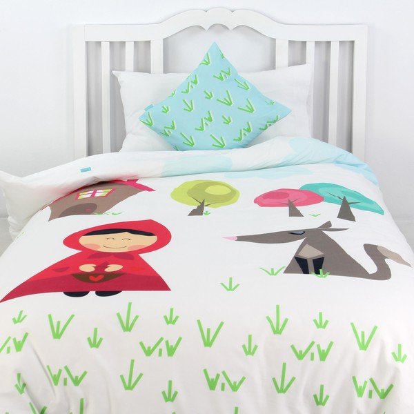 Laste puuvillane padi ja padi , 140 x 200 cm Grandma - Mr. Fox-image-1