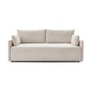 Beež velvetist diivanvoodi 211 cm Marcel - Bobochic Paris
