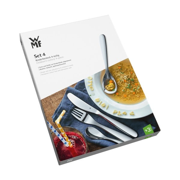 4 roostevabast terasest laste söögiriistade komplekt Safari - WMF-image-1
