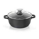 Pfluon Granit kleepumisvastane klaasist kaanega pott , ⌀ 24 cm Grande - Orion