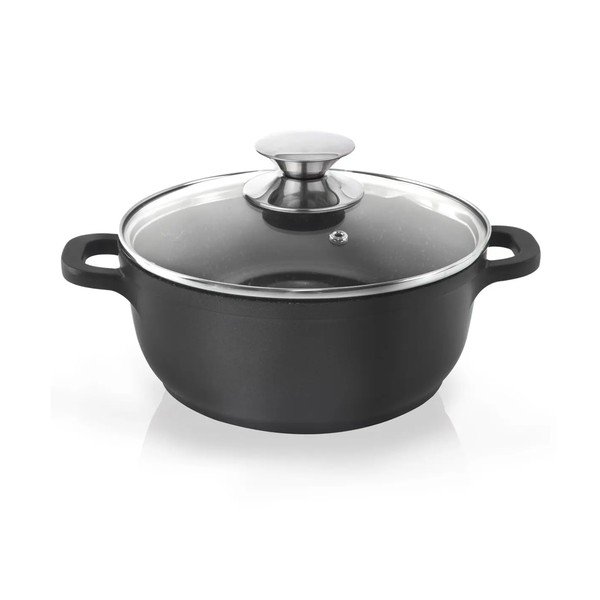 Pfluon Granit kleepumisvastane klaasist kaanega pott , ⌀ 24 cm Grande - Orion