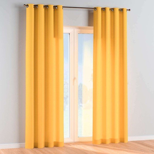 Kollane kardin 260x130 cm Happiness - Yellow Tipi-image-1