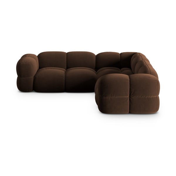  Tumepruun sametist nurgadiivan Loretto – Cosmopolitan Design