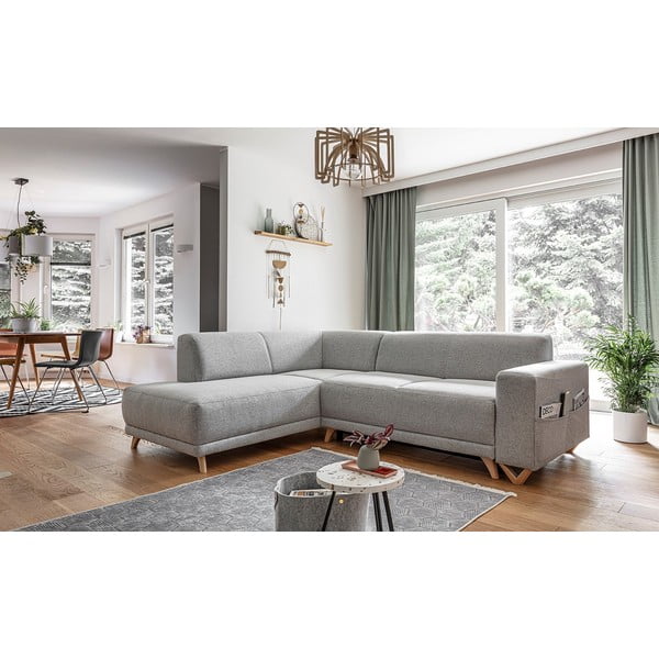 Helehall nurgadiivanvoodi panipaigaga (vasak nurk/L-kujuline) Classy Sophie – Miuform-image-3