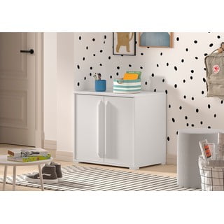 Valge laste kummut 68x62x43 cm Sam - Vipack