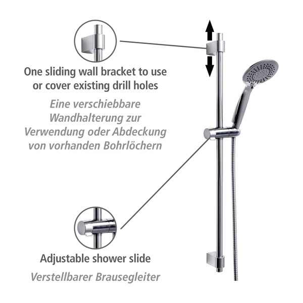 Roostevabast terasest dušikomplekt läikiv hõbedane 66 cm Young - Wenko-image-2