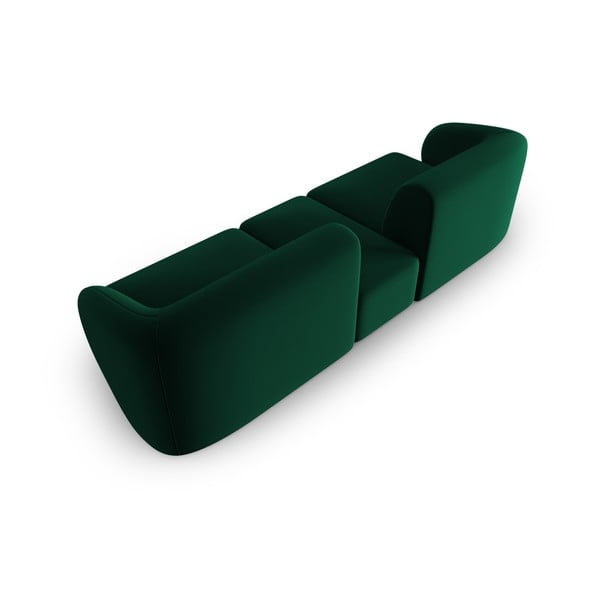 Roheline sametist diivan 246 cm Paolo - Milo Casa-image-3