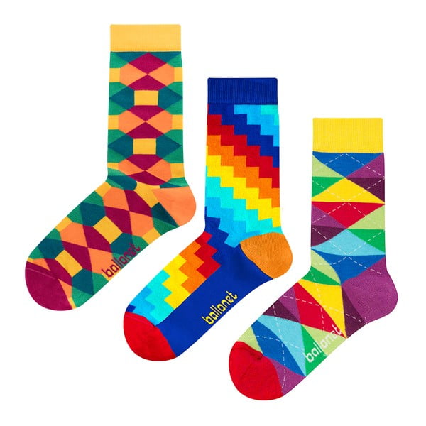 Dárková sada ponožek Ballonet Socks Pattern, velikost 41–46