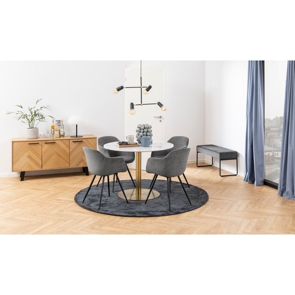 Madal kapp tammepuust 150x71 cm Brighton - Actona-image-4