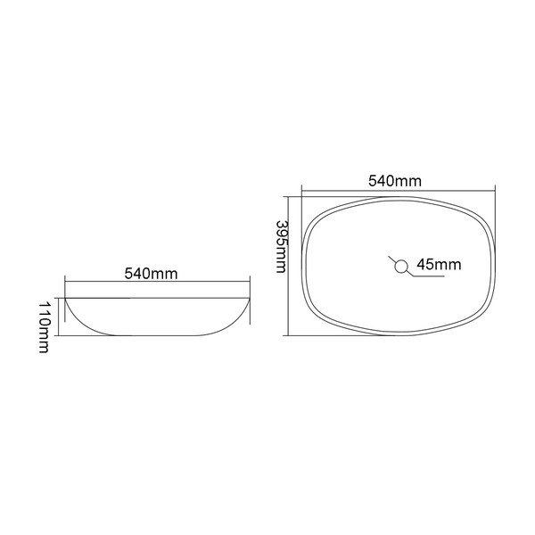 Sinine klaasist valamu 54x39,5 cm Kvaore - Sapho-image-4