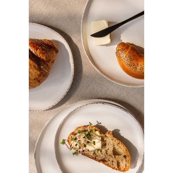 Kivikeraamikast sööginõude komplekt, 24tk komplektis Snow Heart – Bonami Essentials-image-4