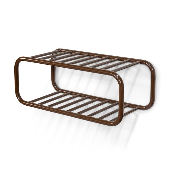 Tumepruun metallist rippuv jalatsiriiul Retro - Spinder Design-image-2