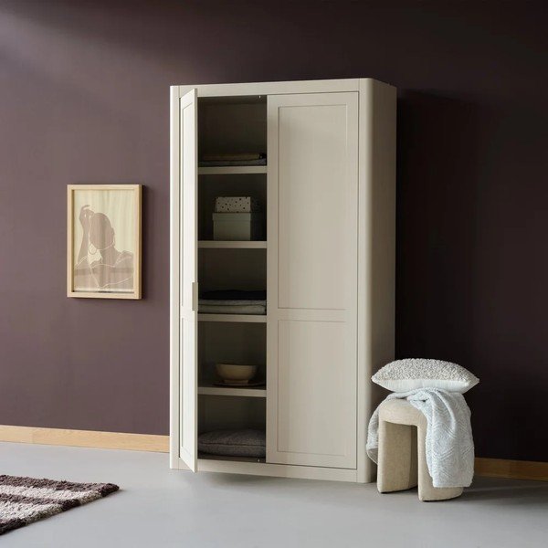 Helehall männipuidust kapp 120x217x48 cm Gunnar - WOOOD-image-2