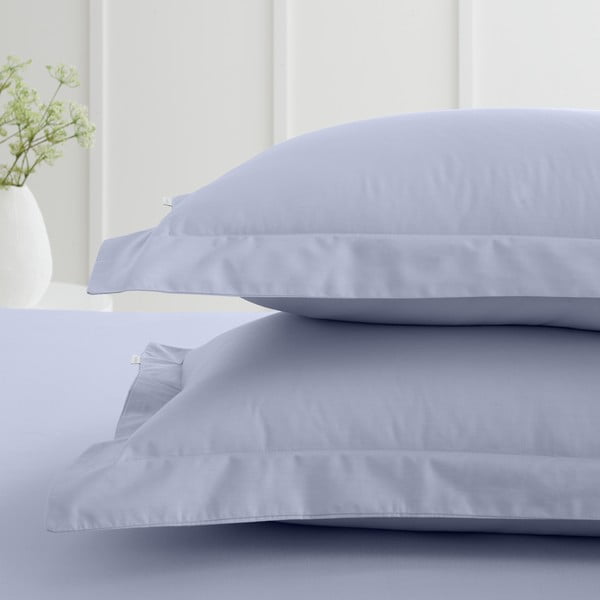 Perkal-puuvillased padjapüürid 2tk komplektis 50x75 cm Cotton Percale - Bianca-image-1