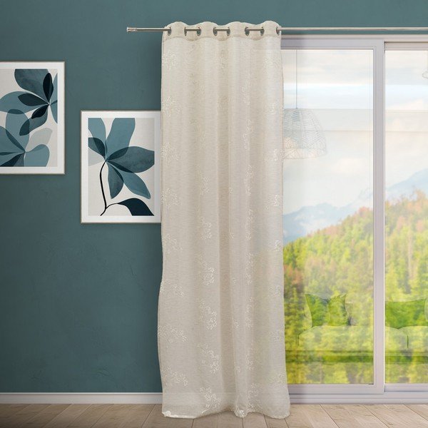 Beež kardin 140x260 cm Holly - Casa Selección-image-1