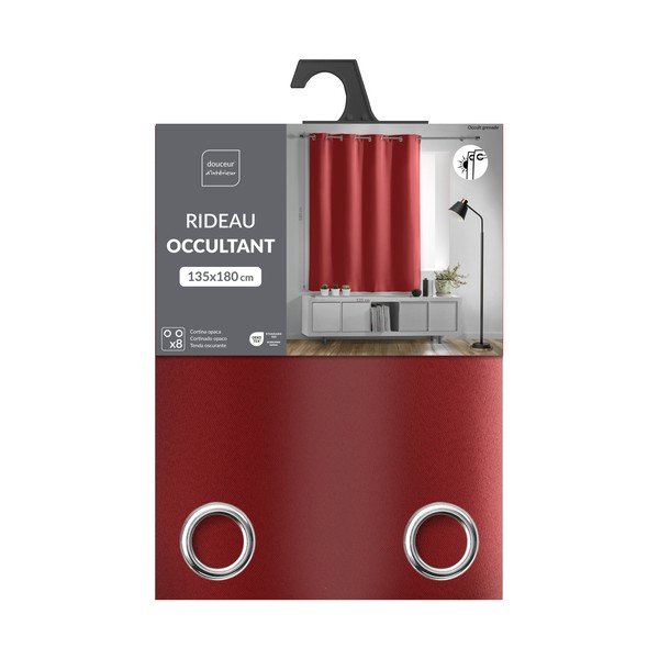 Punane pimendav kardin 135x180 cm Occult - douceur d'intérieur-image-2