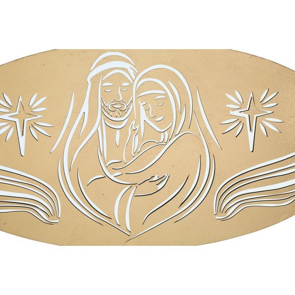 Kuldne seinakaunistus Nativity - Mauro Ferretti-image-2
