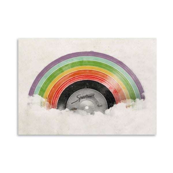 Plakát Rainbow Classic od Florenta Bodart, 30x42 cm