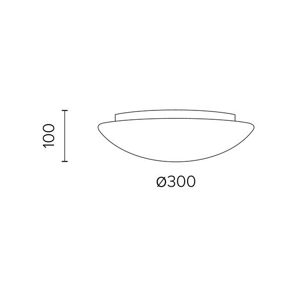 Valge laevalgusti ø 30 cm klaasist lambivarjundiga Mato - Sotto Luce-image-3
