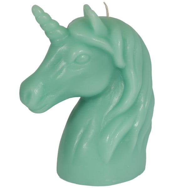 Zelená svíčka Fisura Unicorn